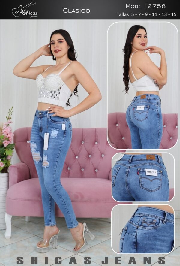 Shicas Pantalón Dama Clásico Modelo 2758 - Image 3