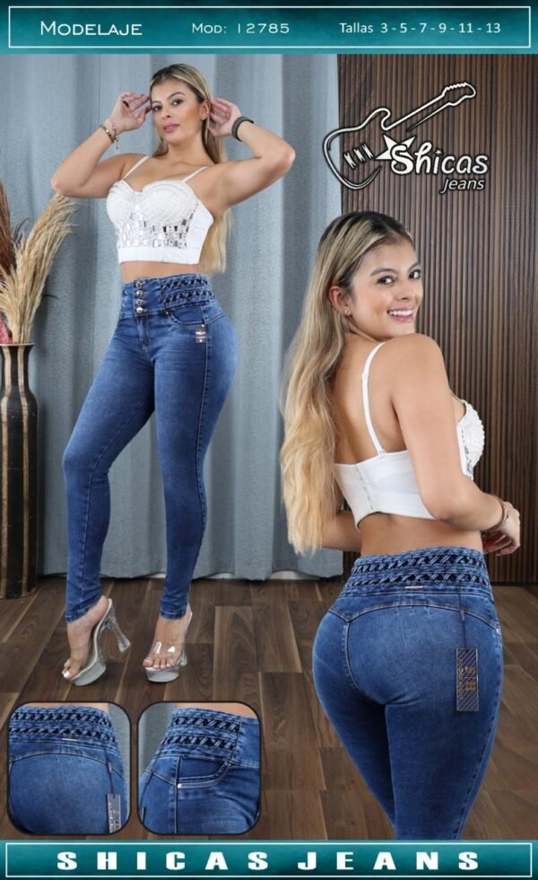Shicas Jeans Pantalón Modelaje Modelo 2785